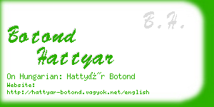 botond hattyar business card